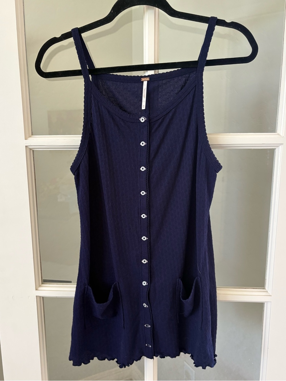 FREE PEOPLE Seraphine Tank in Navy
